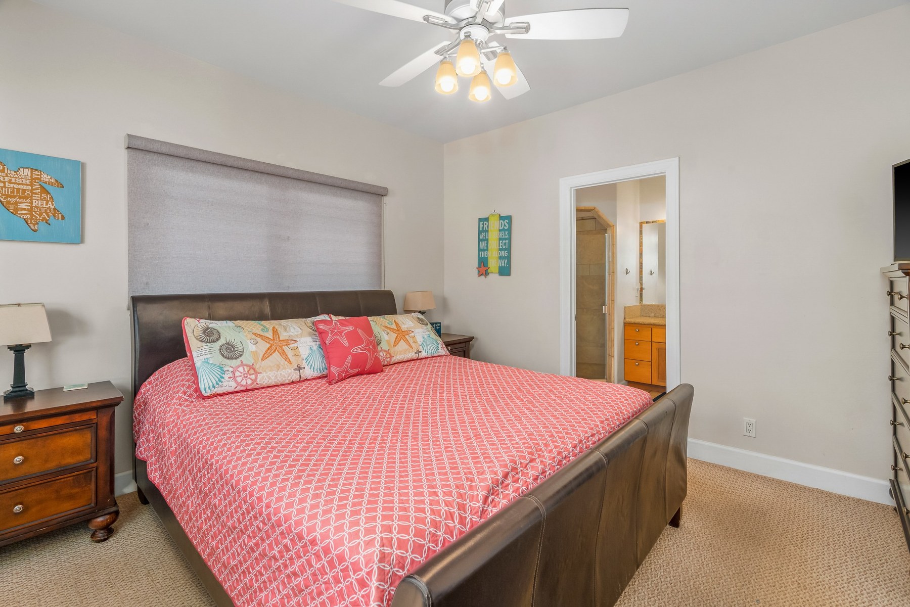 Guest bedroom with two beds